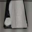 Wireless Keyboard and Mouse Combo, 2.4G Full Size Wave Keys Ergonomic Keyboard with Wrist Rest and 3Level DPI Adjustable Wireless Ergonomic Mouse for Windows, Mac OS Desktop/Laptop/PC (White)