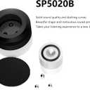 Preffair SP5020B 4Pcs HiFi Turntable Isolation Feet Speaker Foot Pads Amplifier Chassis Aluminum Isolation Feet Non-Slip Stand Feet Shock Absorber for DAC HiFi Amplifier (Stainless Steel Beads)