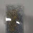 Tatuo Xmas Ornament Hooks Metal Wire Hooks Ornament Hangers with Storage Box for Christmas Tree Decoration (201, Gold and Silver)