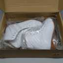 AhmyLion Figure Ice Skates for Beginners - White Comfortable Leather Ice Skates for Women, Men, Boys & Girls (Size Up 1 Size) (White, Womens Size-9/ Mens Size 7.5)