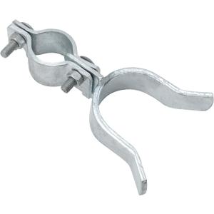 VIVIDA Chain Link Gate Latch 1-3/8" x 2-3/8", Fence Fork Latch for Metal Gates with Padlock Hole, Galvanized Steel, Chain Link Fence Parts, 1 PCS