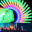 204Pcs Foam Glow Sticks Bulk,Foam Light up Sticks with 3 Modes Colorful Flashing,Light up Foam Sticks,Glow Sticks for Wedding,Glow in The Dark foam Sticks for Wedding, Multi-Item Party Favor Packs