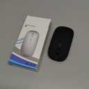 Wireless Bluetooth Mouse Rechargeable Laptop Mice with LED Lights Silent Slim Use(BT5.2 and 2.4G Portable USB) Dual Mode Computer Mouse for Laptop/iPad/Tablet/Apple/Computer/Mac (Black)