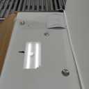 Gold Coffee Table for Living Room, Modern Glass Coffee Table with 47" Tempered Glass Top and Metal Tubular Legs for Small Space, Apartment, Office (47.3Lx23.6Wx18.1H)