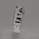 US Flat Slot Storm Door Mortise Lock Body Fits for Older Storm Doors, 5/16" Square Spindle Hub, 2-1/2" Handle PZ, 7/8" Backset, 7" Faceplate H.C., Non-Handed, Matte Black