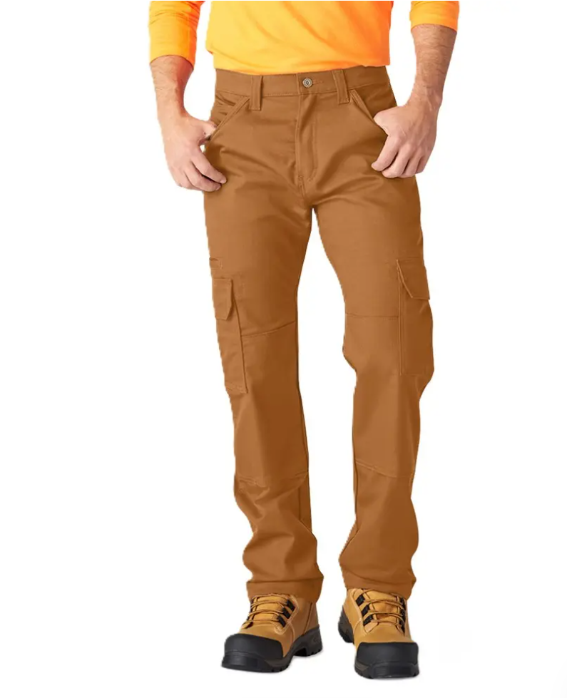 Dickies Mens Ranger Duck Pant, Brown Duck - DP702,Size 54, Relaxed Fit, 38W x 30L