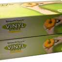 200 Disposable Vinyl Gloves, Non-Sterile, Powder-Free, Smooth Touch, Food Service Grade, Medium Size [2x100 Pack]
