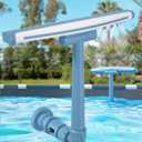 2025 Upgrade Height Pool Fountain for Above Gound and Inground Pools, Adjustable Pool Sprinkler Fountain, Whale Tail Pool Waterfall, Cooling & Relaxation Swimming Pool Accessories