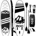 Roc Inflatable Stand Up Paddle Boards with Premium SUP Paddle Board Accessories, Wide Stable Design, Non-Slip Comfort Deck for Youth & Adults
