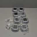 VOLISUN Solar Deck & Driveway Lights, 8-Pack Led IP67 Waterproof Outdoor Warning Step Lights for Garden Pathway Yard (White)