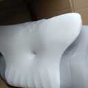 Cervical Neck Pillow for Pain Relief - Ergonomic Memory Foam Pillows for Sleeping, Cooling Side Sleeper Pillow for Neck Support, Contour Orthopedic Bed Pillow for Back Stomach Sleepers (White)