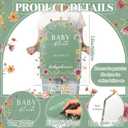 Yousoontic 24" x 18" Acrylic Baby Shower Welcome Sign Baby in Bloom Wildflowers Welcome Sign Large Wildflowers Display Stand Decoration for Garden Ceremony Lawn Outdoor Indoor (Not Include a Stand), 18.11 inches x 24.02 inches