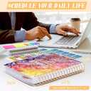 Planner 2026-2027, Large 18 Months Academic Daily Weekly Monthly Planner Yearly Agenda Jan. 2026June. 2027, 7.9" x 9.8", Page Tabs, Separator Page, Pocket Folder, Bookmark, Stickers, Sticky Note Set