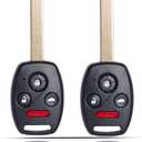 MechanMagic Key Fob Remote Replacement Fits for Accord 2003 2004 2005 2006 2007 FCC ID: OUCG8D-380H-A Keyless Entry Remote Control 35118-SDA-A11 46CHIP (Pack of 2)