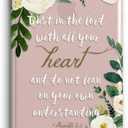 Case Compatible for iPhone 8/iPhone 7/iPhone SE(2020),Cute Bible Verses Quotes Christian Proverbs 3:5 Girls Women Floral Flowers Clear Protective Case Compatible for iPhone 7/8
