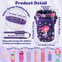 Water Bottle Carrier Bag with Strap for Kids - Water Bottle Bag Holder with Padded Strap Pocket 10/12/14/16/18Oz for Boys Girls School Walking Hiking Camping