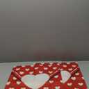 Valentines Day Pillow Covers 18x18 Set of 2, White Love Hearts Decor Red Throw Pillows Valentine's Day Anniversary Square Pillowcase Farmhouse Holiday Decorative Outdoor Cushion Case for Couch (18" x 18" (Pack of 2), Red)