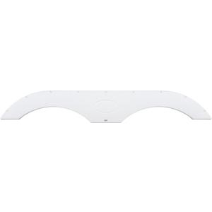 ICON Tandem Axle RV fender skirt FS1770 for Crossroads, Dutchmen, Forest River, Keystone, Palomino, KZ, Heartland, Skyline & more - 69 3/8" x 9 1/2" overall measure, Polar White