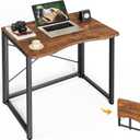 Huuger Folding Desk for Small Spaces, 23.6 Inch Foldable Computer Table, 16.5"D x 23.6"W
