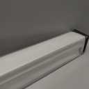 AOSKY Cordless Zebra Blinds for Windows Pull Down Roller Window Shades Dual Layer Light Filtering Privacy for Day and Night, Free-Stop Door Shades for Home Easy to Install (35.5" W X 72" HWhite)