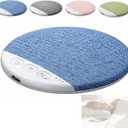 Sleep Pillow Speaker, Bluetooth Pillow Speaker Under for Sleeping – Mini Bone Conduction Sleep Aid with Stereo Bass with White Noise Timer Wireless Sleep Aid (Blue)