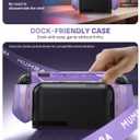 Mumba for Nintendo Switch 2 Case [Blade Series] [Dock Friendly] [Military-Grade Protection] Switch 2 Grip Protective Cover Shell, Quick-Release Joy-Con, Accessories for Switch 2 Controllers (Purple)