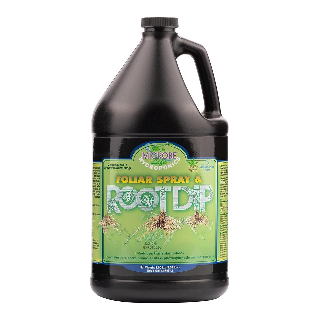 Microbe Life Hydroponics PH21350 Premium Foliar Spray & Root Dip Stimulates Root Production, Builds Root Mass, 1 Gallon Microbe Life Hydroponics PH21350 Premium Foliar Spray & Root Dip Stimulates Root Production, Builds Root Mass, 1 Gallon