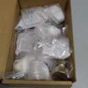 Alzassbg 10 Pack Champagne Bronze Cabinet Knobs, 1.2 Inch Diameter Knurled Round Kitchen Knobs for Cabinets and Drawers AL6023BRG