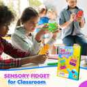 Squishy Sensory Fidget Autism Toys for Kids: Sensory Toys for Sepcial Need 6 Pack Maze - Quiet Fidget Sensory Filled Goo for Calming Down Classroom, Adult Office,Travel Essentials,Easter Gifts for Kid