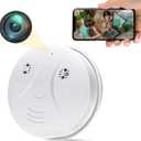 Camera Smoke Detector WiFi HD 1080P Wireless Small Nanny Cam for Home Surveillance Security Cameras Indoor/Outdoor Wireless