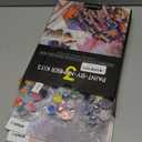 Magicfly 3 Pack Paint by Number for Adults Beginner, Moon Lake Landscape DIY Painting by Number Kit, Easy Acrylic Paint by Numbers on Canvas, 9x12 Inch, Include 10 Multi-Sized Brushes