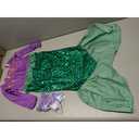 Princess Dress Up Mermaid Costume Little Girls Mermaid Dress Halloween Cosplay Costumes Size 140
