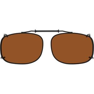 Eyekepper Large Clip On Sunglasses With Spring Draw Bar Polarized