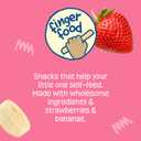 Earth's Best Organic Baby Food, Dissolvable Teething Snack for Babies 6 Months and Older, Strawberry Banana Crunchy Sticks, .56 oz Pack (Pack of 5)