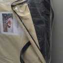 Back Seat Extender for Dogs, Dog Car Seat Cover for Back Seat Supports 420lbs, Hard Bottom Backseat Extender for Dogs, Waterproof Dog Hammock for Car, SUV, Truck Beige