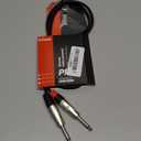 Hosa HPR-003X2 Pro Stereo Interconnect, Dual REAN 1/4 Inch TS to RCA, 3 Feet