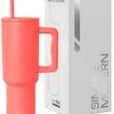 Simple Modern 40 oz Trek Tumbler with Handle and Straw Lid | Cup Holder Friendly Insulated Stainless Steel Travel Mug | Honolulu