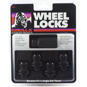 Gorilla Automotive 73631TBC Locking Lug Nuts & 1 Key for Toyota/Lexus Aluminum Wheels - Set of 4