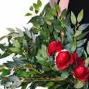 8pcs Artificial Leaves Stems Fake Flowers Greenery Filler for Flower Arrangements, Floral Bouquet Wedding Faux Greenery Stems Silk Foliage Branches