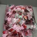 50FT Valentine's Day Decorations,Red Valentines Heart Garland Valentines Day Tinsel Garland Twist Metallic for Home Room Mantel Stairs Door Outdoor Indoor Wedding Valentine's Day Decor