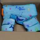 HeySplash Swim Vest for Kids, Toddler Pool Floaties, Children Swimming Vest with Adjustable Strap, Swim Jacket Water Wing Arm Float, Puddle Sea Beach Boat Jumper Boy Girl Baby (A Blue Shark)