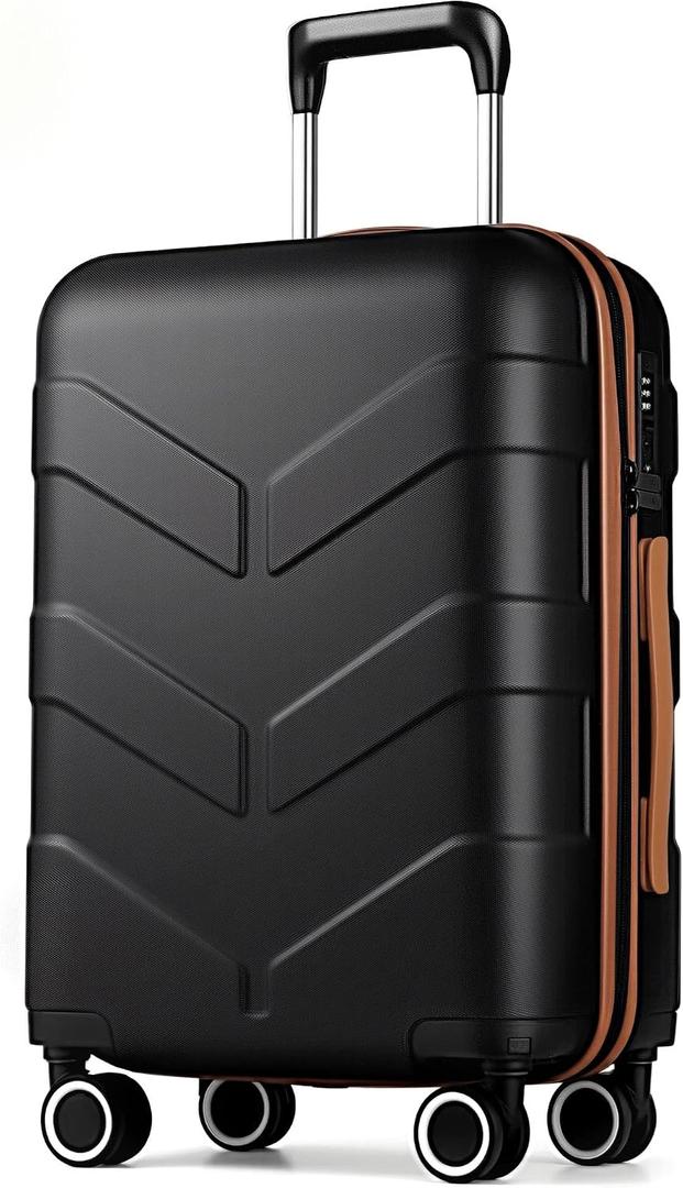 TILYMOL Hardside Carry On Luggage 22x14x9 Airline Approved, 1 piece