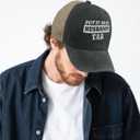 Put it on My Husband's tab Black Baseball Cap Funny Ball Hats Women Men hat Retro Truck Embroidered caps