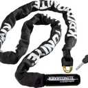 Kryptonite Keeper 712 Bike Chain Lock, 4 Feet Long Heavy Duty Anti-Theft Bicycle Chain Lock with Keys for Bike, Motorcycle, Scooter, Bicycle, Door, Gate, Fence (Black)