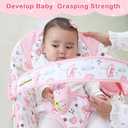 Baby Bouncer, Infants Bouncy Seat with Music and Vibrations,Baby Rocker with Hanging Rattles Bear & Honey Pot for Newborns Indoor Outdoor Use 0-6 Months Up to 20 lbs