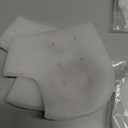 VivoFoot 3 Pairs Gel Heel Protectors, Blister Prevention Heel Sleeves, Silicone Heel Cups & Ankle Protectors for Heel Pain and Cracked Heels Relief for Men and Women (White)