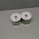 4 x HUIHUANG Moss Green Velvet Wired Ribbon 2-1/2 inch, Light Moss Wire Edge Ribbon for Spring Wreaths, Bows Making, Gift Wrapping, Gift Basket, Garland, Crafts, Easter Decor-Continuous 10 Yards/Roll