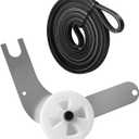 134793511 Dryer Idler Pulley & 137315300 Belt Assembly for Frigidaire Electrolux Kenmore Crosley White-Westinghouse, Replace 134793500 134793512 7134793500 4960127 AP6996178 PS16227173 EAP16227173