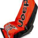 Seat Armour Jeep Seat Towel - Universal Fit Soft Machine Washable Jeep Towel - Easy Install, Multipurpose Towel2Go Seat Cover for Jeep - Red