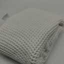 ZALL Waffle Bath Mat White Super Absorbent Non Slip Bathroom Rug 24X72inch,Machine Washable Ultra Soft Floor Mats